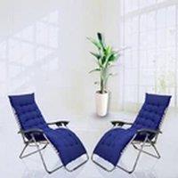 EONLION 2PCS Outdoor Zero Gravity Recliner Sun Lounger Chair in Blue