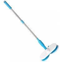 VOGREX Rechargeable Electric Spin Mop, Cordless Floating Mop with 6 Pads in Blue