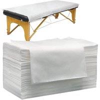 Havendro 100Pcs Disposable Spa Massage Table Sheet Salon Bed Cover in White