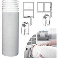 Havendro 3m Vent Hose Duct 150mm Extension Extra Long for Air Conditioner in White