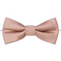 Paisley of London Men's Childrens elasticated bow tie, rose gold self dot