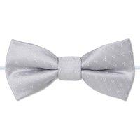 Paisley of London Men's Childrens Elasticated Bow Tie - Silver Trio Dot