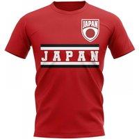 Japan Men's Mens Core Football Country T-Shirt in Red | Size: Medium