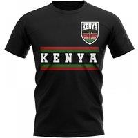 Kenya Men's Mens Core Football Country T-Shirt in Black | Size: Small