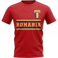 Romania Men's Mens Core Football Country T-Shirt in Red | Size: 2XL