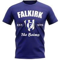 Falkirk Men's Mens Established Football T-Shirt in Navy | Size: Large
