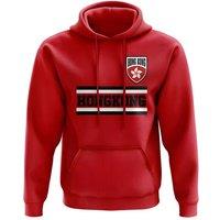 Hong Kong Men's Mens Core Football Country Hoody in Red | Size: Large