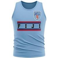 Fiji Men's Mens Core Football Country Sleeveless Tee Sky in Light Blue | Size: XL