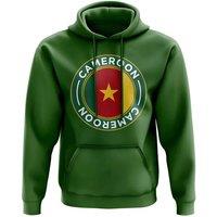 Cameroon Men's Mens Football Badge Hoodie in Green | Size: Large