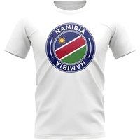 Namibia Men's Mens Football Badge T-Shirt in White | Size: XL