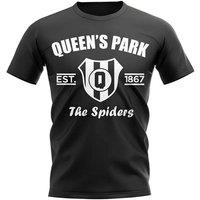 Queens Park Rangers FC Men's Mens Established Football T-Shirt in Black | Size: Medium