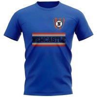 Newcastle United FC Men's Mens Jets Core Football Club T-Shirt Royal in Blue | Size: XL
