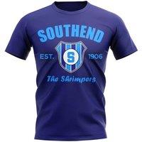 Southend Men's Mens Established Football T-Shirt in Navy | Size: Large