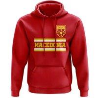 Macedonia Men's Mens Core Football Country Hoody in Red | Size: Medium