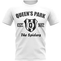 Queens Park Rangers FC Men's Mens Established Football T-Shirt in White | Size: Medium