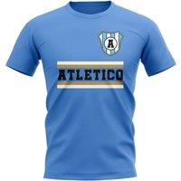 Atletico Tucuman Men's Mens Core Football Club T-Shirt Sky in Light Blue | Size: Small
