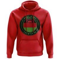 Malawi Men's Mens Football Badge Hoodie in Red | Size: XL