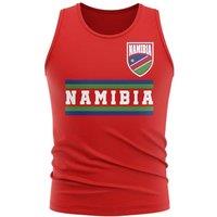 Namibia Men's Mens Core Football Country Sleeveless Tee in Red | Size: Small