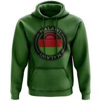 Malawi Men's Mens Football Badge Hoodie in Green | Size: 2XL
