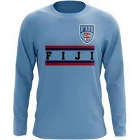 Fiji Men's Mens Core Football Country Long Sleeve T-Shirt Sky in Light Blue | Size: Large