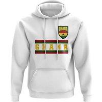 Ghana Men's Mens Core Football Country Hoody in White | Size: Small