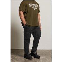 BadRhino Men's Stretch Cargo Trousers in Black | Size: 42S