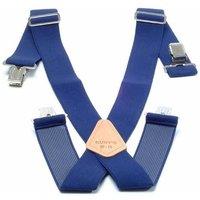 Kuny'S Men's Braces Colour: Navy