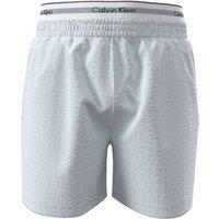 Calvin Klein Men's Seersucker Sleep Short Dime Stripe Ballad Blue | Size: Medium