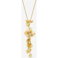 Mood Women's Gold Plated Buttefly Necklace