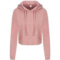 AWDis Women's Girlie Cropped Hoodie in Dusty Pink | Size: 8