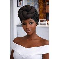 JTAPHRIQUE Women's Auto Gele Headwrap for Women in Black