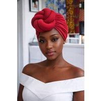 JTAPHRIQUE Women's Auto Gele Headwrap for Women in Red