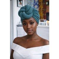 JTAPHRIQUE Women's Auto Gele Headwrap for Women in Teal