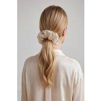 Vellin Women's 2 Pis Women Oversized Glitter Diamond Organza Hair Scrunchie With Box