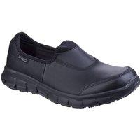 Skechers Women's Sure Track Slip Resistant Occupational Shoe in Black | Size: 4