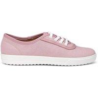Hotter Women's 'Mabel' Canvas Lace-Ups in Lavender | Size: 9