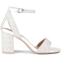 Carvela Women's 'Kianni Wide Fit' Fabric Heels in White | Size: 3