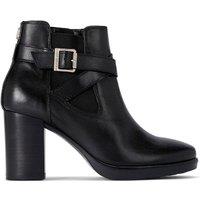 Carvela Women's 'Silver 2 Ankle Wide Fit' Leather Boots in Black | Size: 8