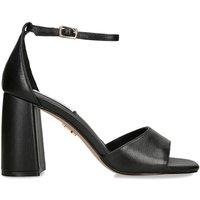 STEVE MADDEN Women's 'Missty Black' Leather Heels in Black | Size: 6