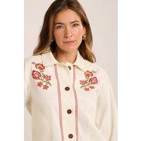 Brakeburn Women's CELESTINA JACKET in Cream | Size: 12