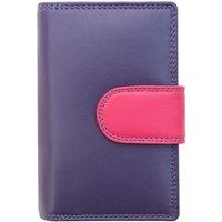 PRIMEHIDE Women's Soft Leather Purse RFID - Bifold Design in Purple