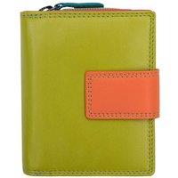 PRIMEHIDE Women's 'London' Leather Small Trifold Purse in Lime
