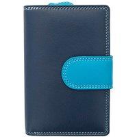 PRIMEHIDE Women's Soft Leather Purse RFID - Bifold Design in Blue