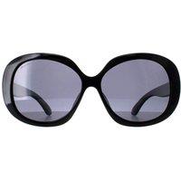 montana Women's Butterfly Shiny Black Smoke Polarized MP63