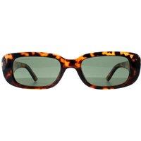 montana Women's Rectangle Shiny Turtle G15 Polarized MP65 in Brown