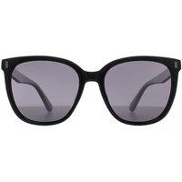 montana Women's Butterfly Shiny Black Smoke Polarized MP190