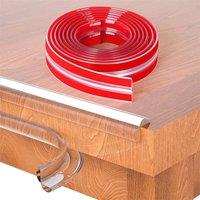 Nordara 5M Silicone Edge Corner Protector Kids Safety Furniture Strip in Clear