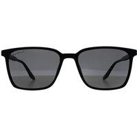 montana Men's Square Matte Black Smoke Polarized MP186