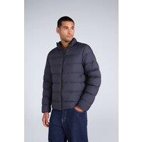 Animal Men's Lightweight Water Resistant Packable Warm Hooded Puffer Down Jacket in Black | Size: 2XL