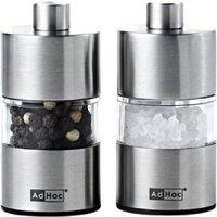 AdHoc Mini Pepper & Salt Mill Set - Silver